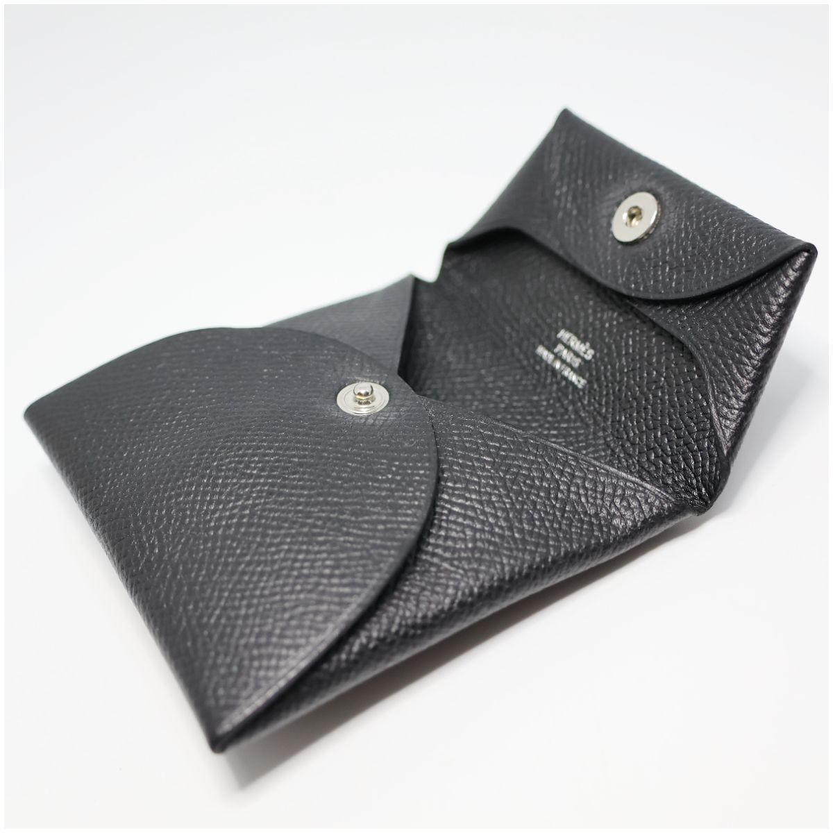 HERMES エルメス バスティア ノワール ブラック ヴォーエプソン D刻印