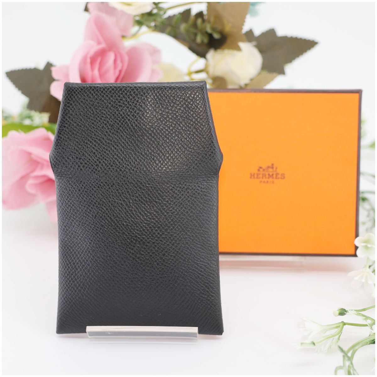 HERMES エルメス　バスティア　ヴォーエプソン　ブラック 楽天市場】エルメス コインケース バスティア エプソン レザー