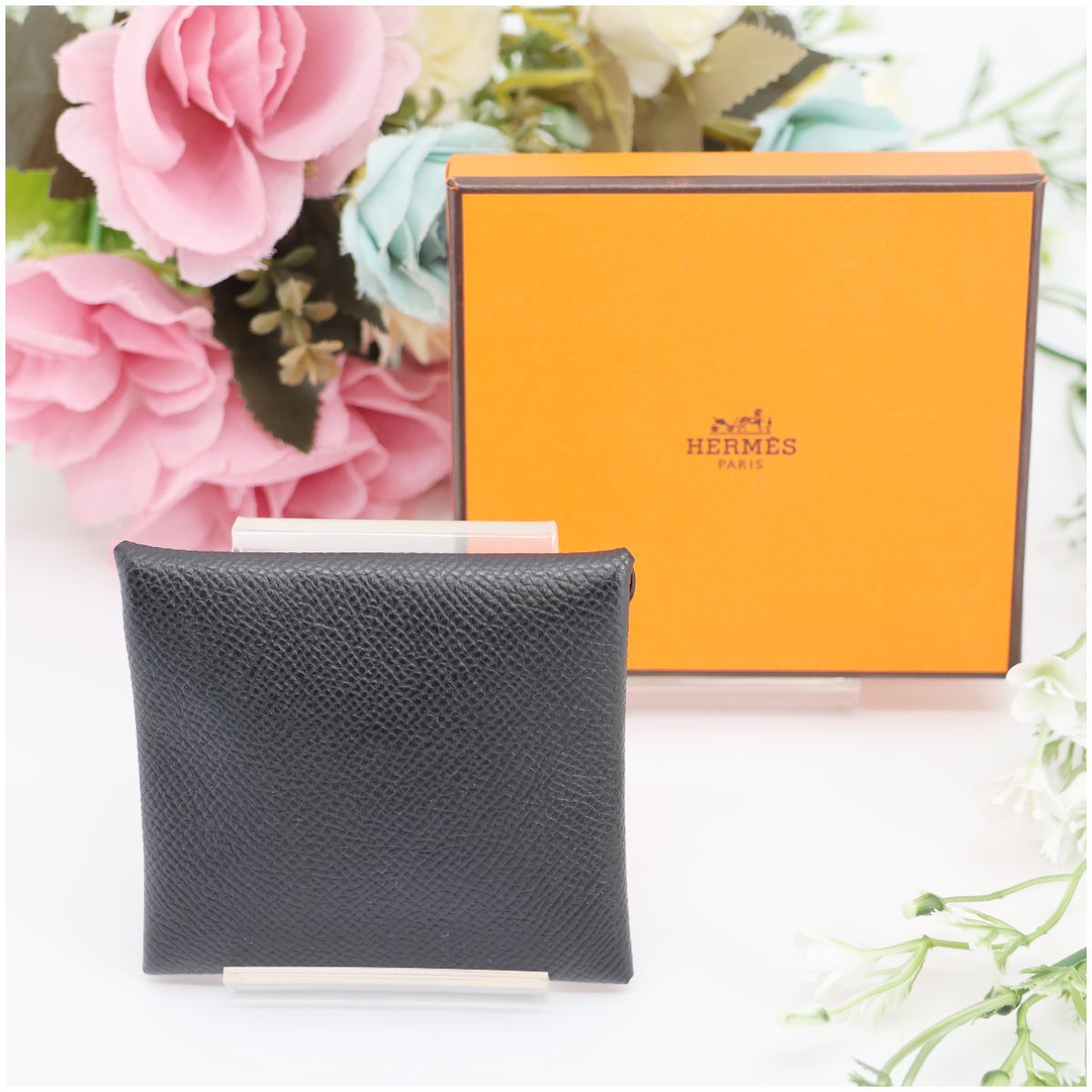 HERMES バスティア ヴォーエプソン ブラック 楽天市場】エルメス コインケース バスティア エプソン レザー
