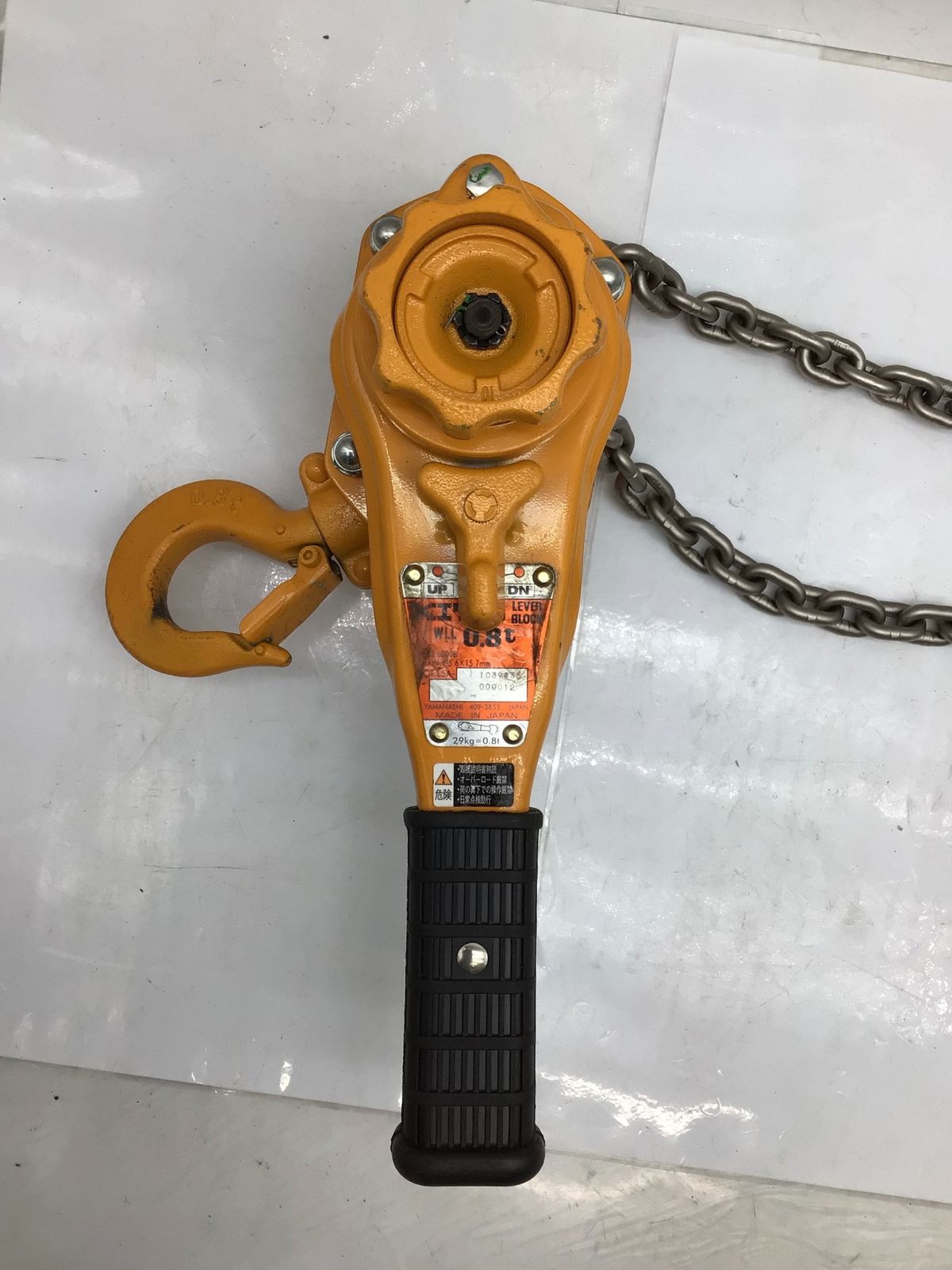 品 KITO キトー 0.8tレバーブロック LB008 ITT6JRAK5IMO エコツール知立店 M02