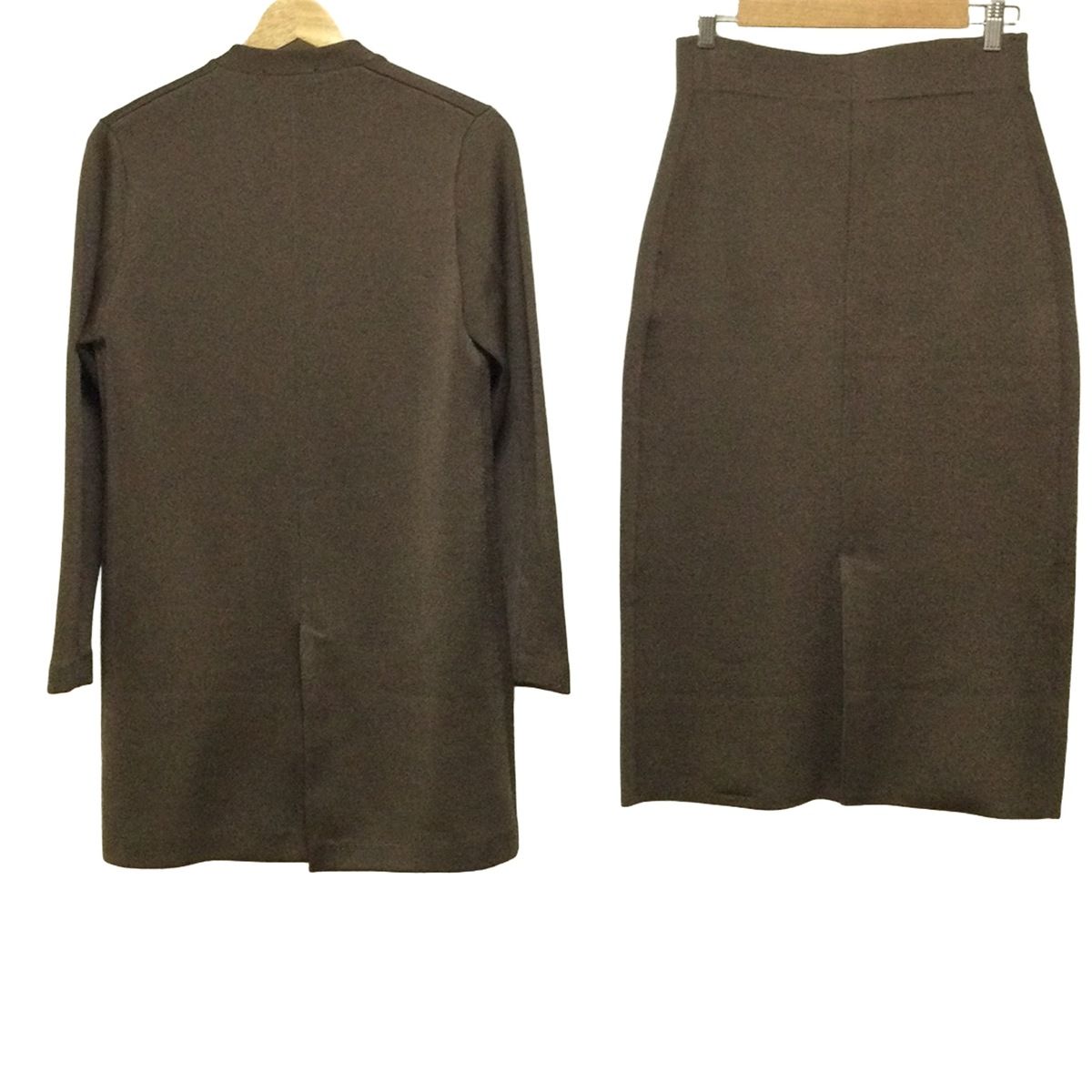 ICB アイシービー スカートセットアップ レディース - ブラウン ウエストゴム