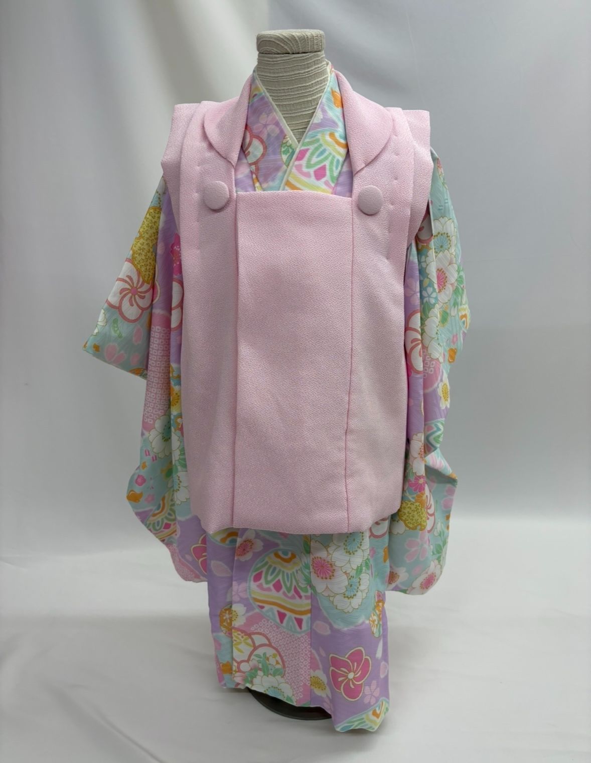 七五三 ３才用被布 着物セット 着物B反