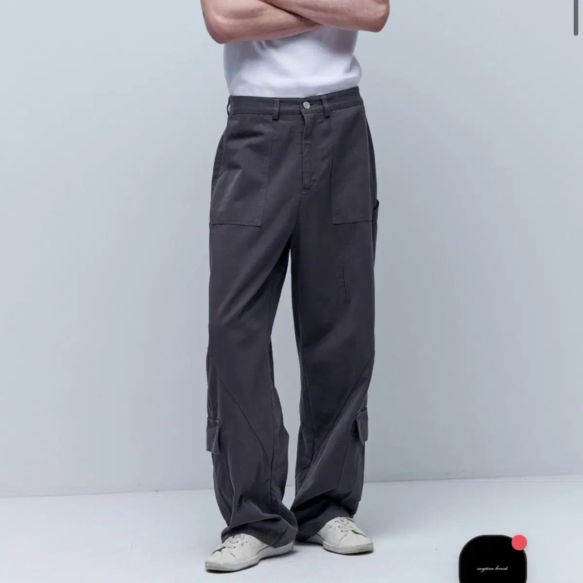 M ANYTIMELOREAK パンツ グレー