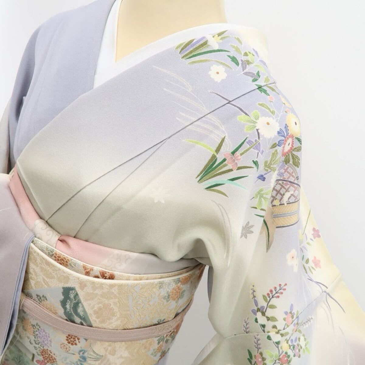 新品 茶屋辻 着物 正絹“古に想いを馳せて詩を詠む”仕付け糸付 訪問着 5367 ❁tomihisa❁新品 茶屋辻 着物 正絹“我が心の理想郷…古に想いを馳せて