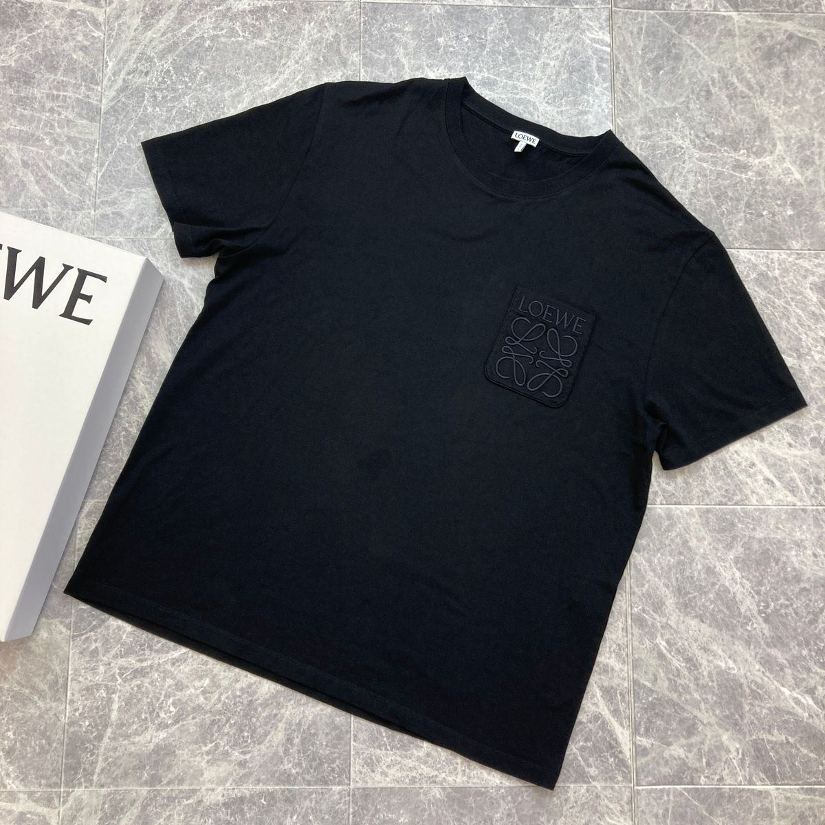 LOEWE ロエベ アナグラム ロゴ 刺繡 リラックスフィットTシャツ L 半袖