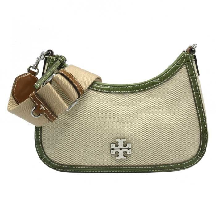 【新品】トリーバーチ 165992 0625 925 バッグ ショルダーバッグ TORY BURCH THEA キャンバス クロコ調アラウンドエッジ ダブルTレザーロゴ クロスボディ 2WAY 斜め掛け アウトレット レディース Tory Burch - 【新品】トリーバーチ 165992 0625 925 バッグ