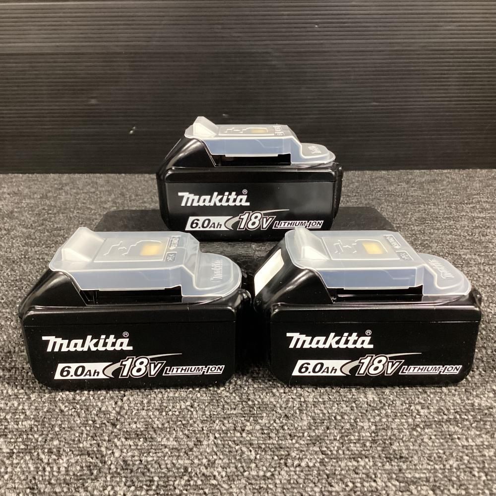 11 16までの マキタ makita BL1860B リチウムイオンバッテリー 3個セット 202