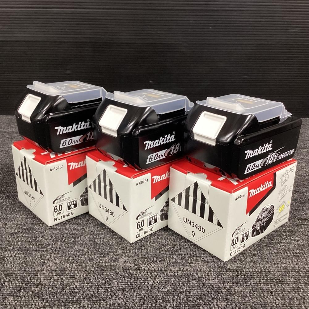11 16までの マキタ makita BL1860B リチウムイオンバッテリー 3個セット 202