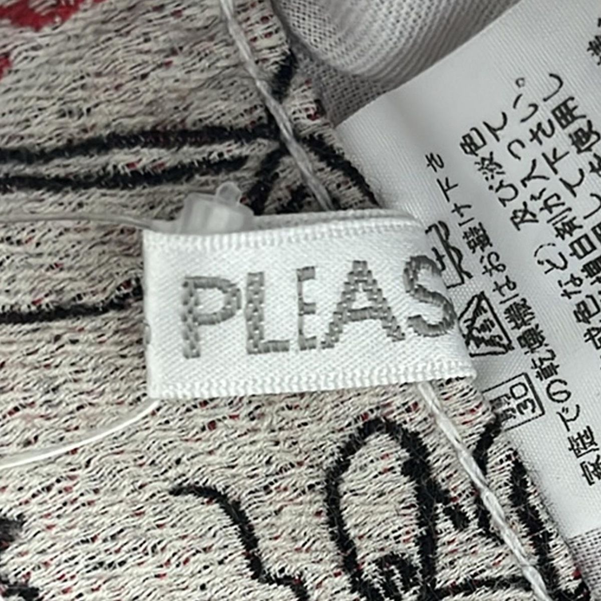 PLEATS PLEASE プリーツプリーズ ミニスカート サイズ4 XL レディース - ベージュ×黒×レッド テリージョンスン MERCADOAVALIA_COM_BR