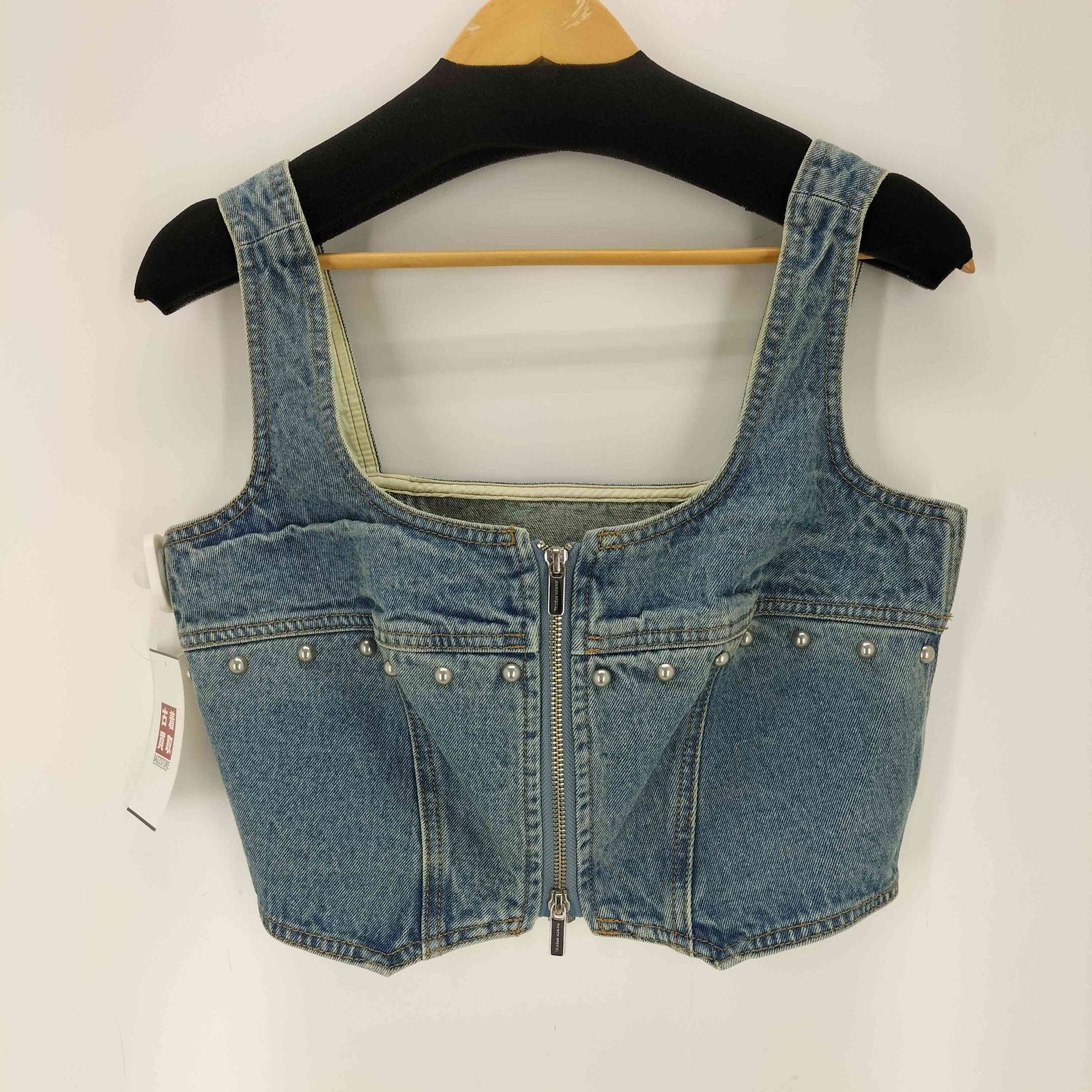 メゾン MAISON SPECIAL Studs Denim Bustier レディース