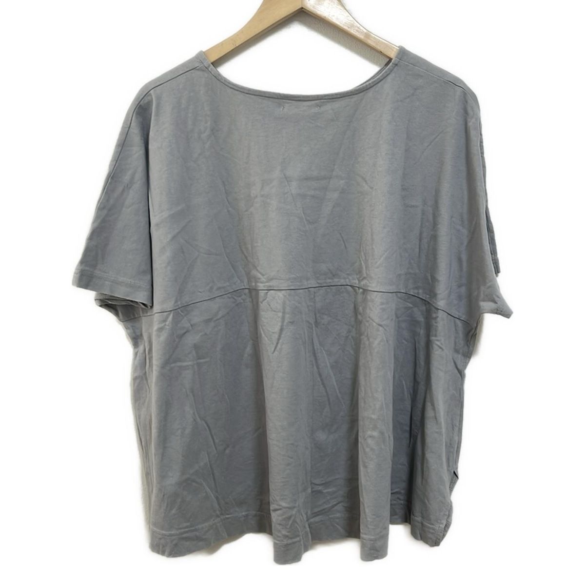 美品　芽風　mefu　センソユニコ　長袖　カットソー　グレー　M 美品 芽風 mefu センソユニコ 長袖 カットソー グレー M Sensounico