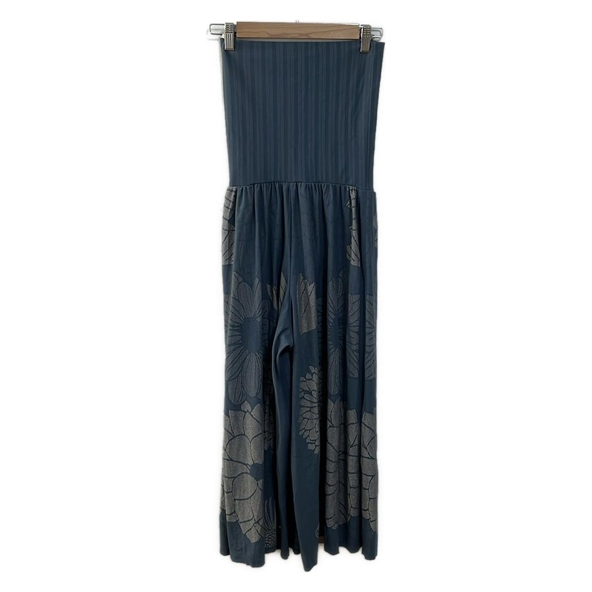 A.POC イッセイミヤケ オールインワン サイズ3 L レディース - ブルーグリーン×ベージュ