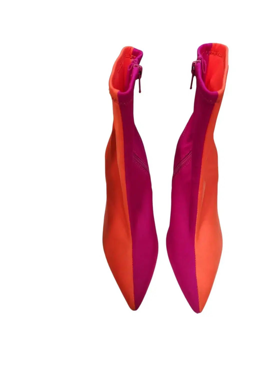 230 ジェフリーキャンベル クリアヒール ツートン バイ ブーツヒール 1110