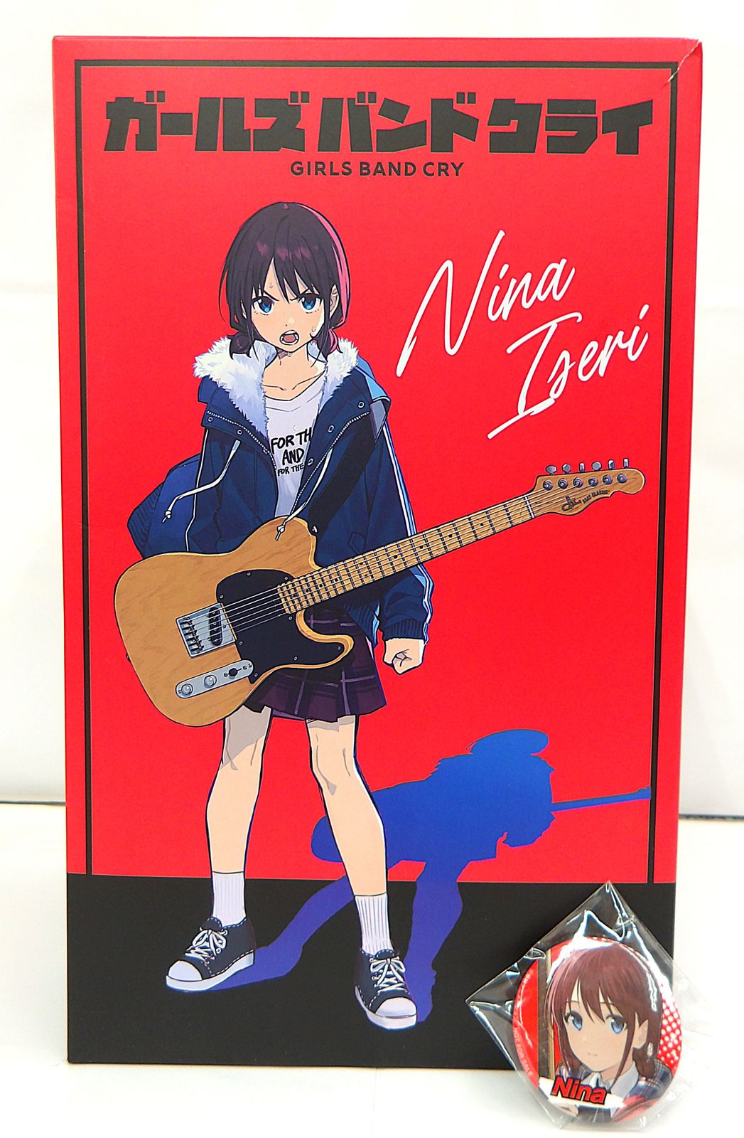 ガールズバンドクライ 井芹仁菜 ノンスケール フィギュア 特典バッジ付き
