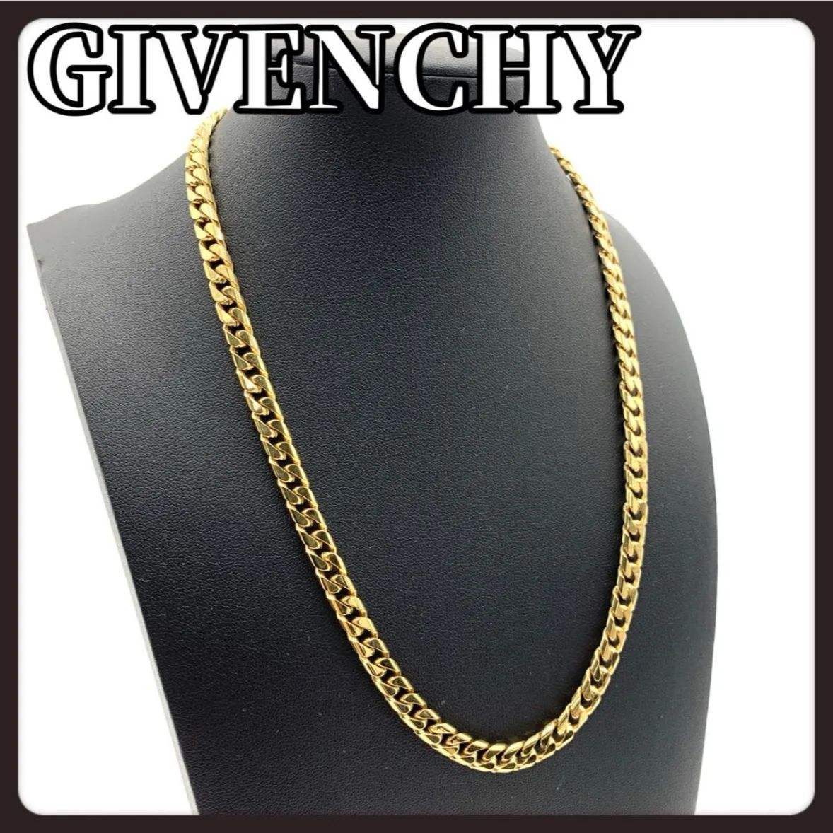 ジバンシー　ネックレス　喜平　ゴールド　ヴィンテージ GIVENCHY ジバンシー ネックレス ゴールドチェーン 喜平デザイン