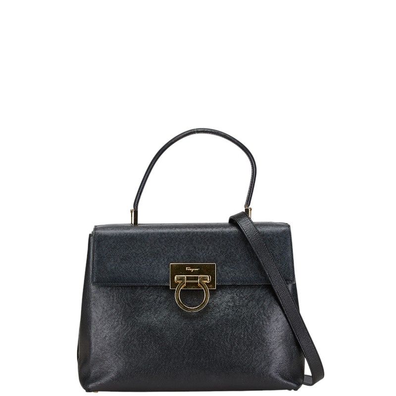 サルヴァトーレフェラガモ ガンチーニ ハンドバッグ ショルダーバッグ  