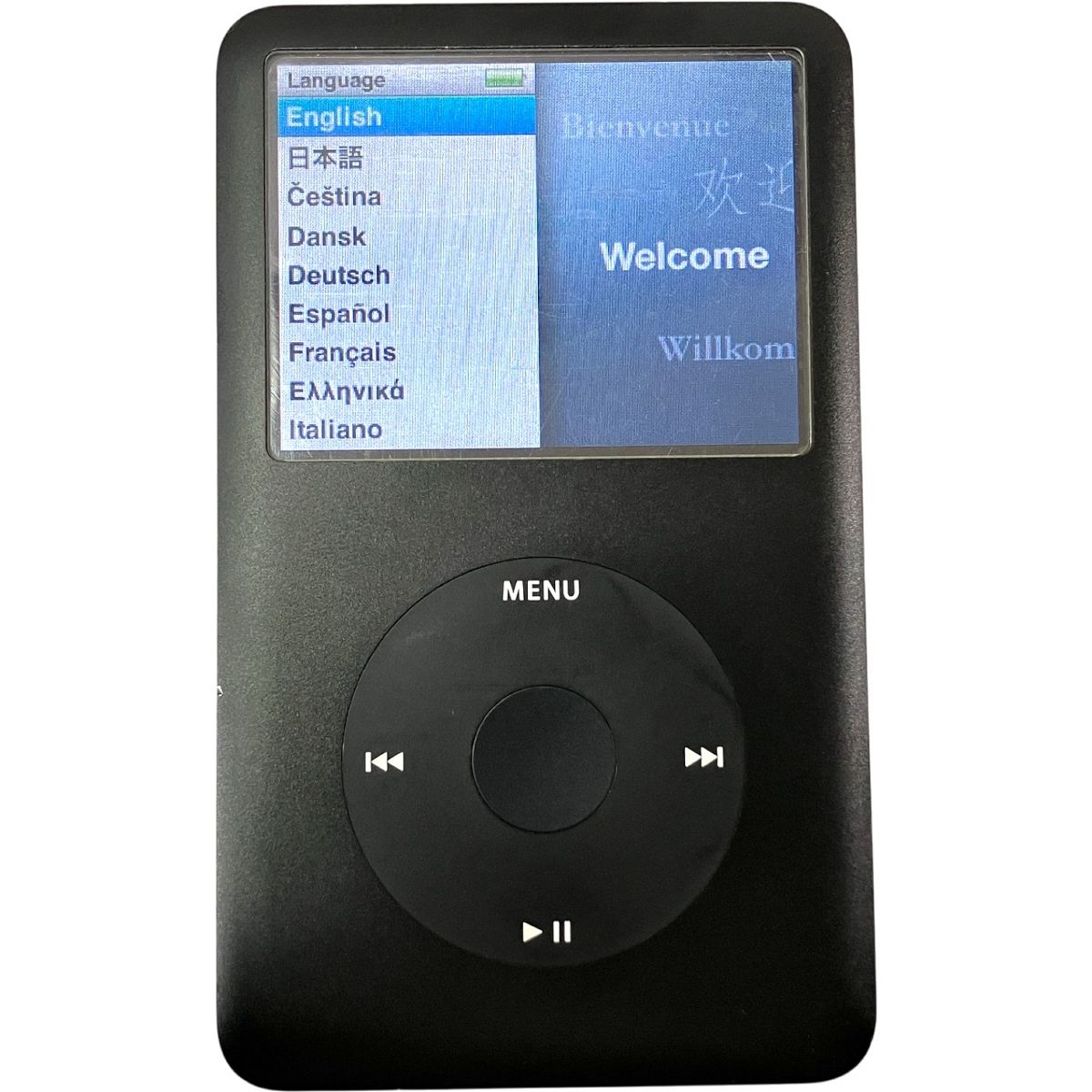 Apple ipod classic 第6世代 MB147J A A1238 80GB ブラック デジタル ポータブル プレイヤー オーディオ機器 アイポッド アップル H10607020