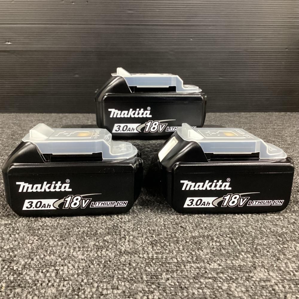 11 16までの マキタ makita BL1830B リチウムイオンバッテリー 3個セット 202