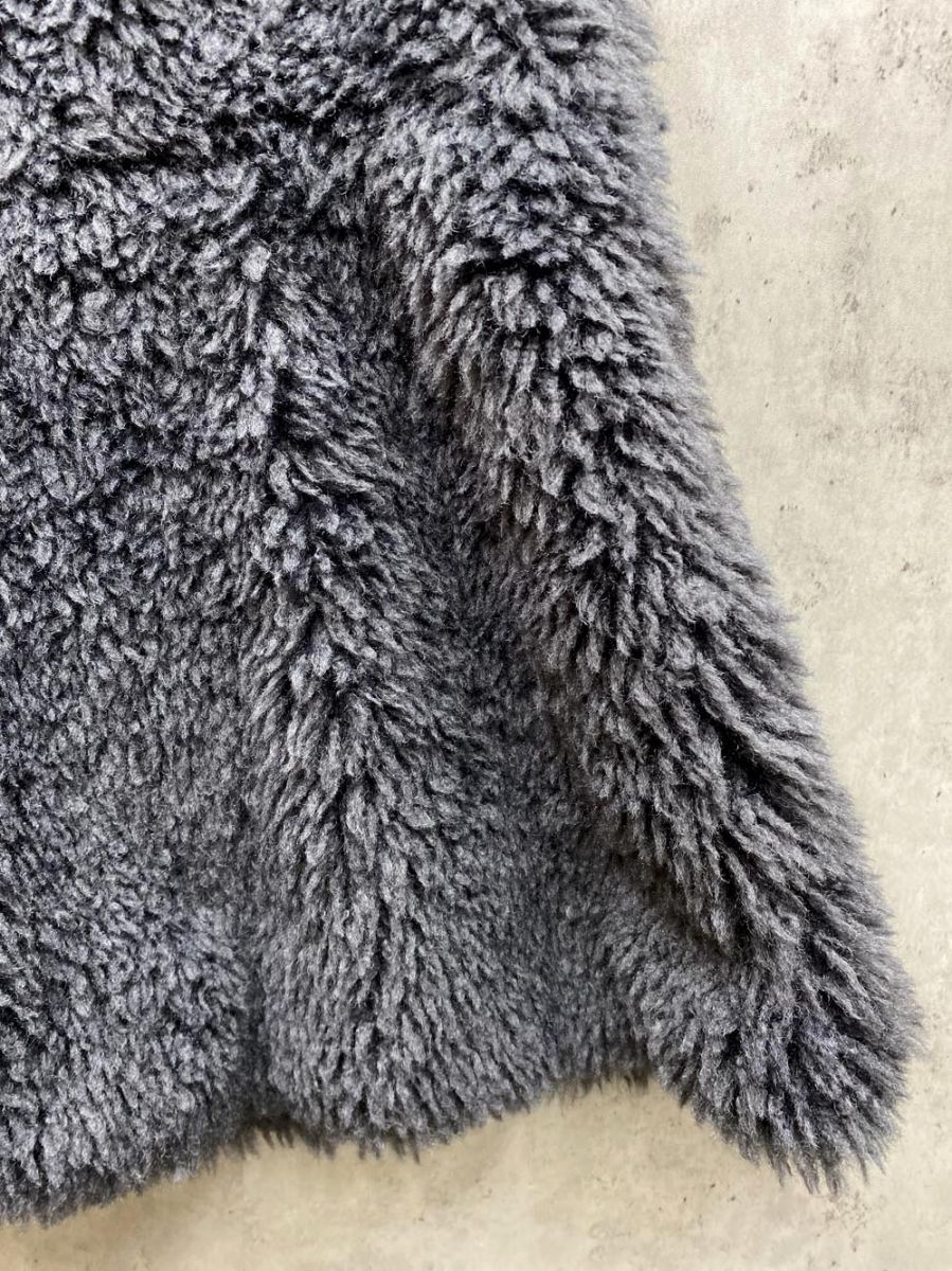 ANDREA-Co. アンド アンドコー ボア ビスチェ キャミソール バックリボン sizeF グレー レディース