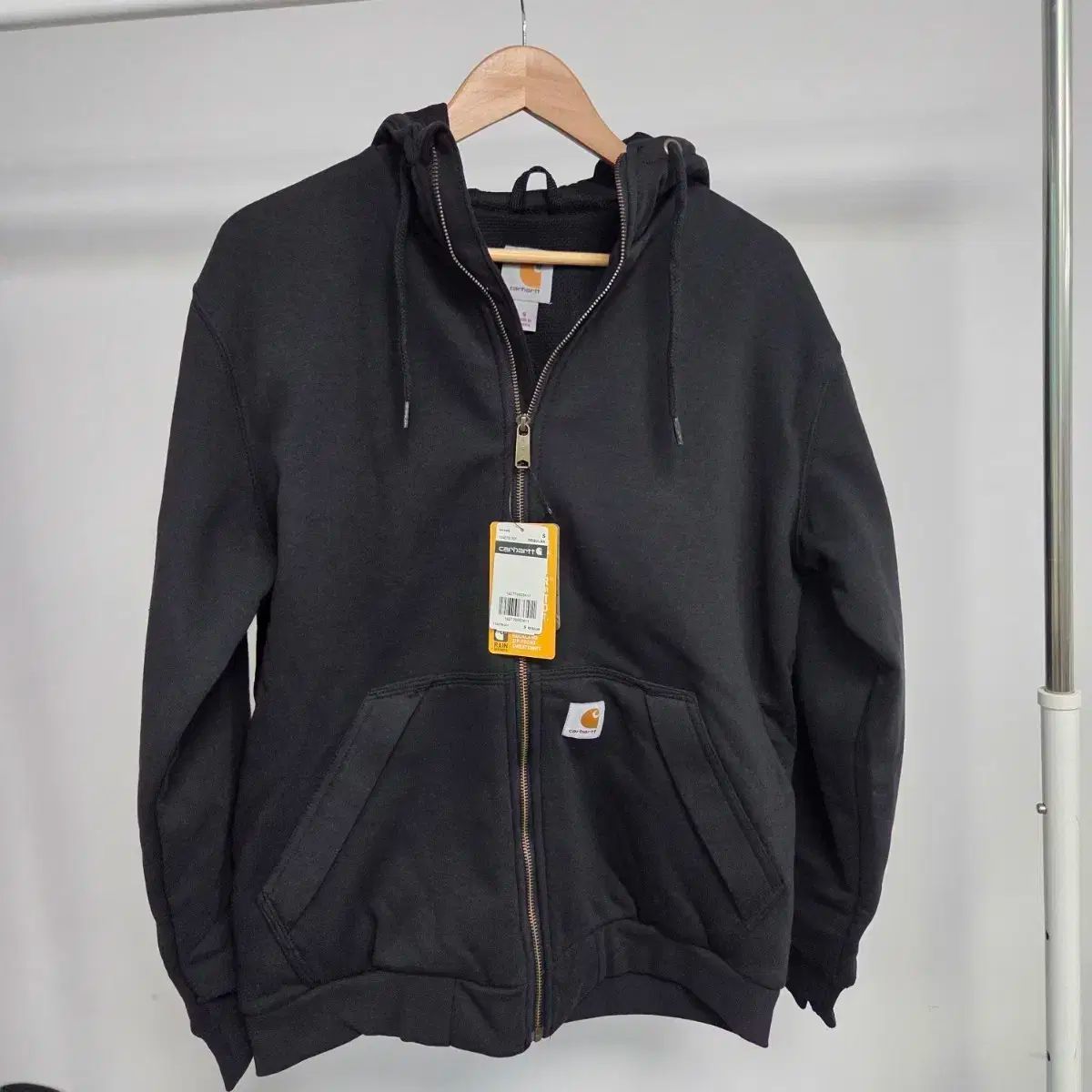 Carhartt カーハート ミッドウェイト サーマル フーディージップアップ ブラック S