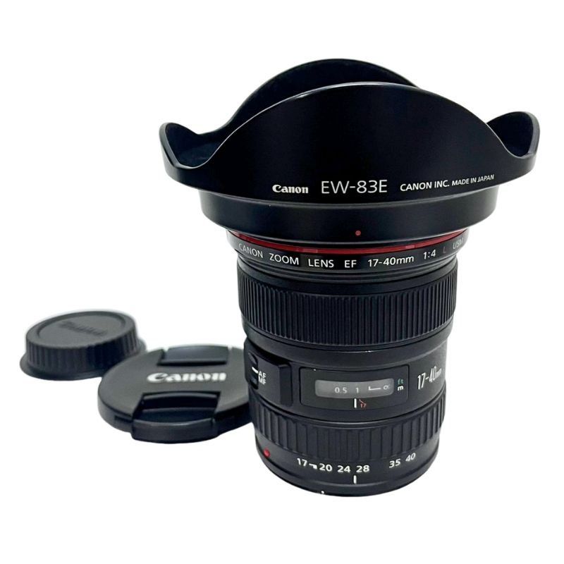 キヤノン Canon 広角ズームレンズ レンズのみ ZOOM LENS EF 17-40mm f 4L USM ブラック 動作 済み 22511K135