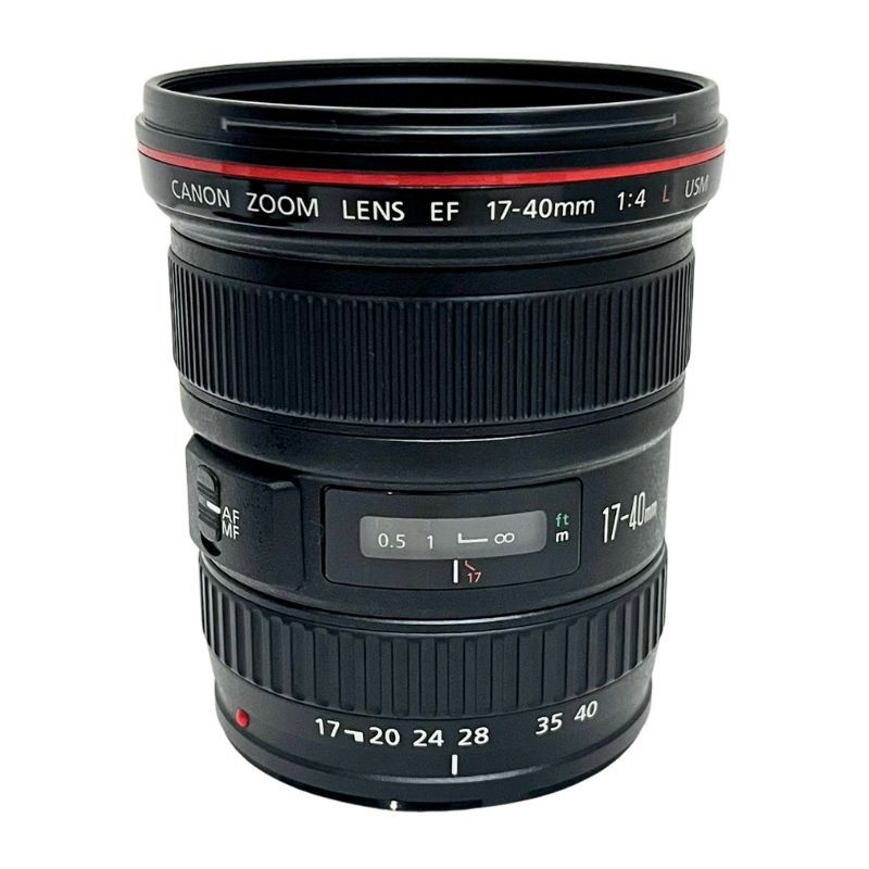 キヤノン Canon 広角ズームレンズ レンズのみ ZOOM LENS EF 17-40mm f 4L USM ブラック 動作 済み 22511K135