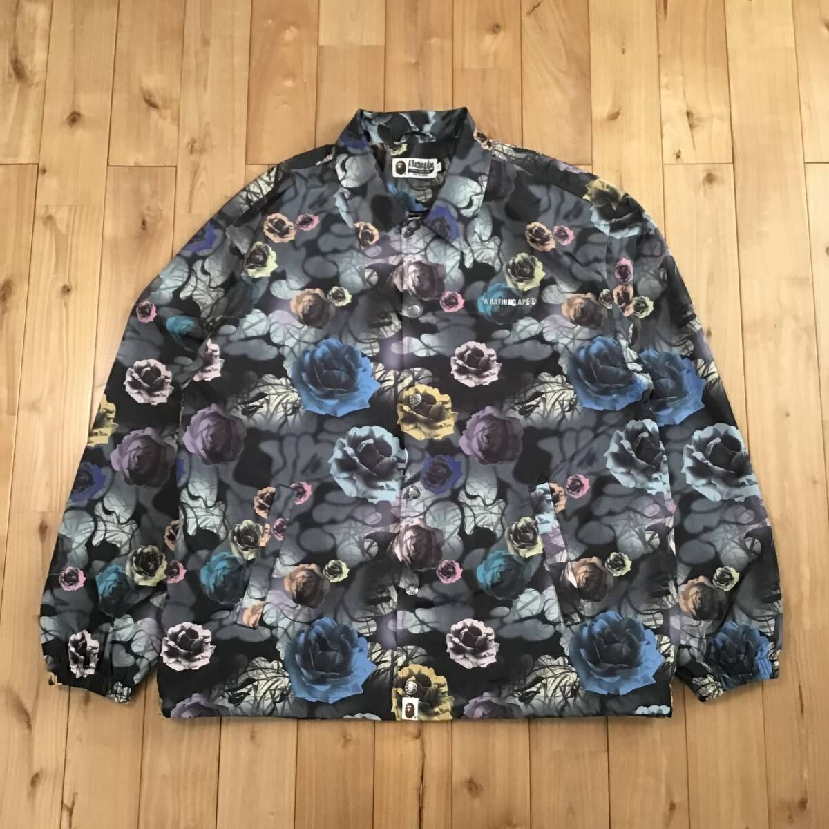FLORAL CAMO コーチジャケット Lサイズ a bathing ape BAPE coach 
