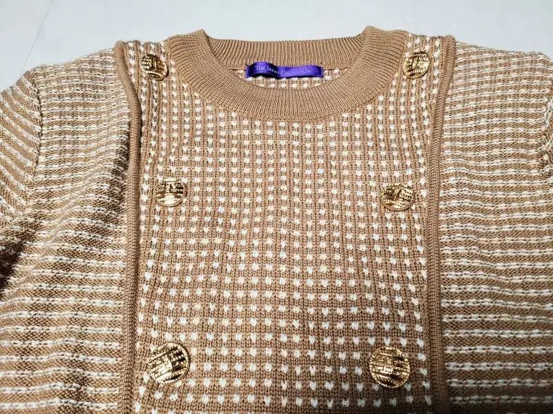 ダブルボタン デザインテープ