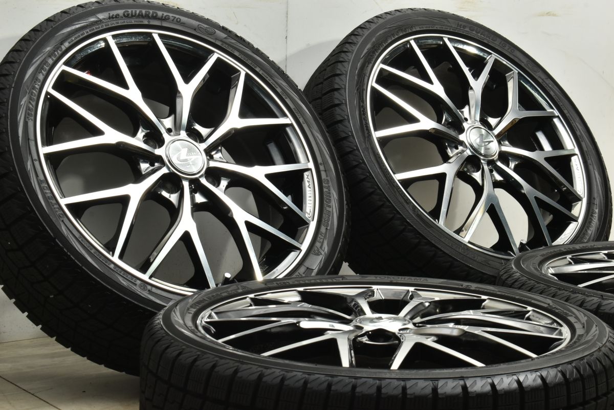 バリ溝 良好品 レオニスMX 16 in 5 J 45 PCD 100 アイスガードiG 70 165 50 R N BOX WGN ワゴンR アルト スペーシア タント ムーヴ ミラ