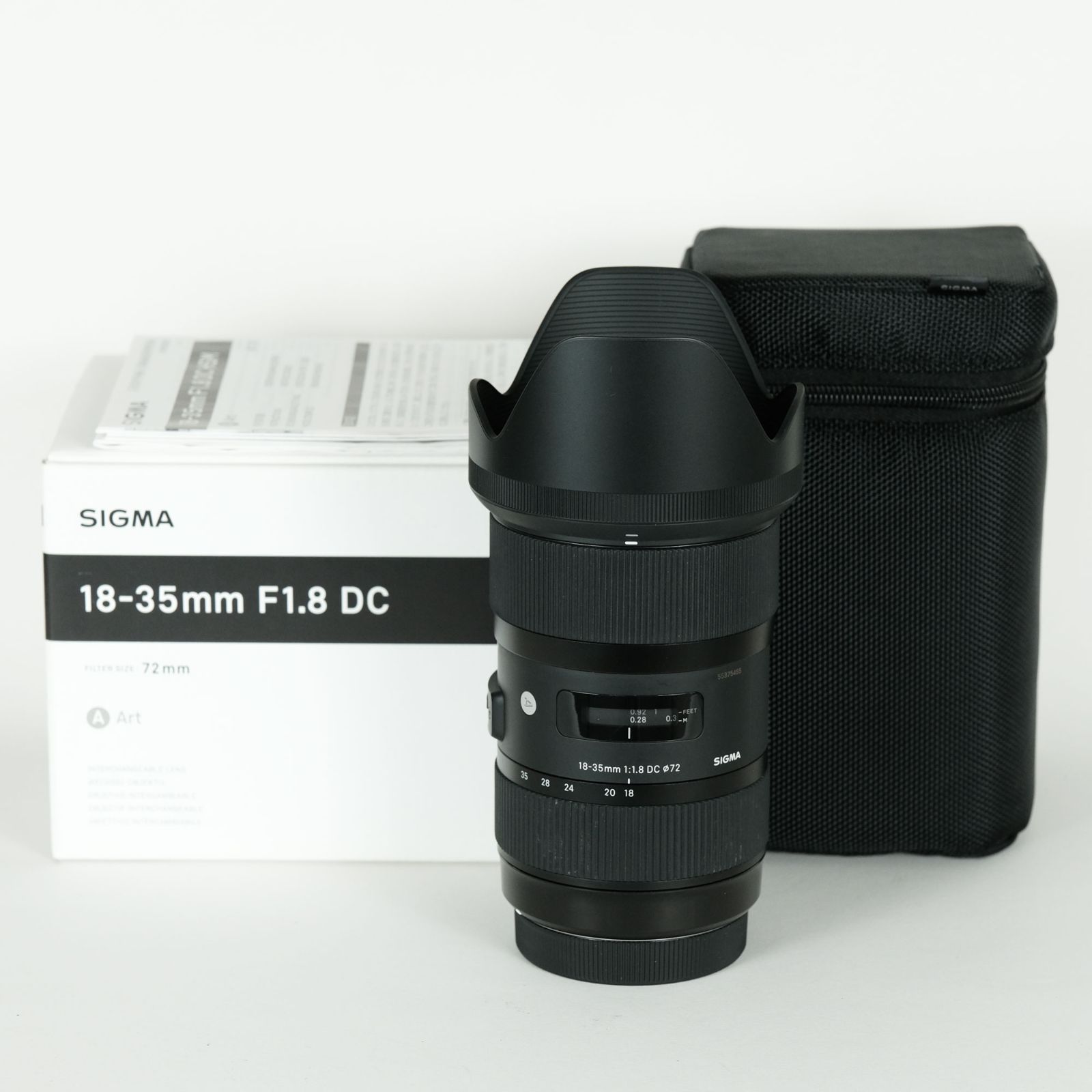 SIGMA 18-35mm F1.8 DC HSM｜Art キヤノンEF用 Canon EFマウント