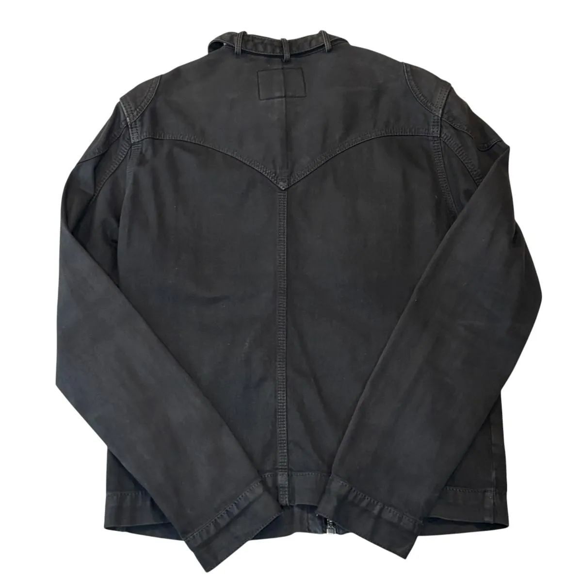 00s TRUE RELIGION Chad Badlands Moto jacket トゥルーレリジョン モーターサイクルジャケット L 黒 古着