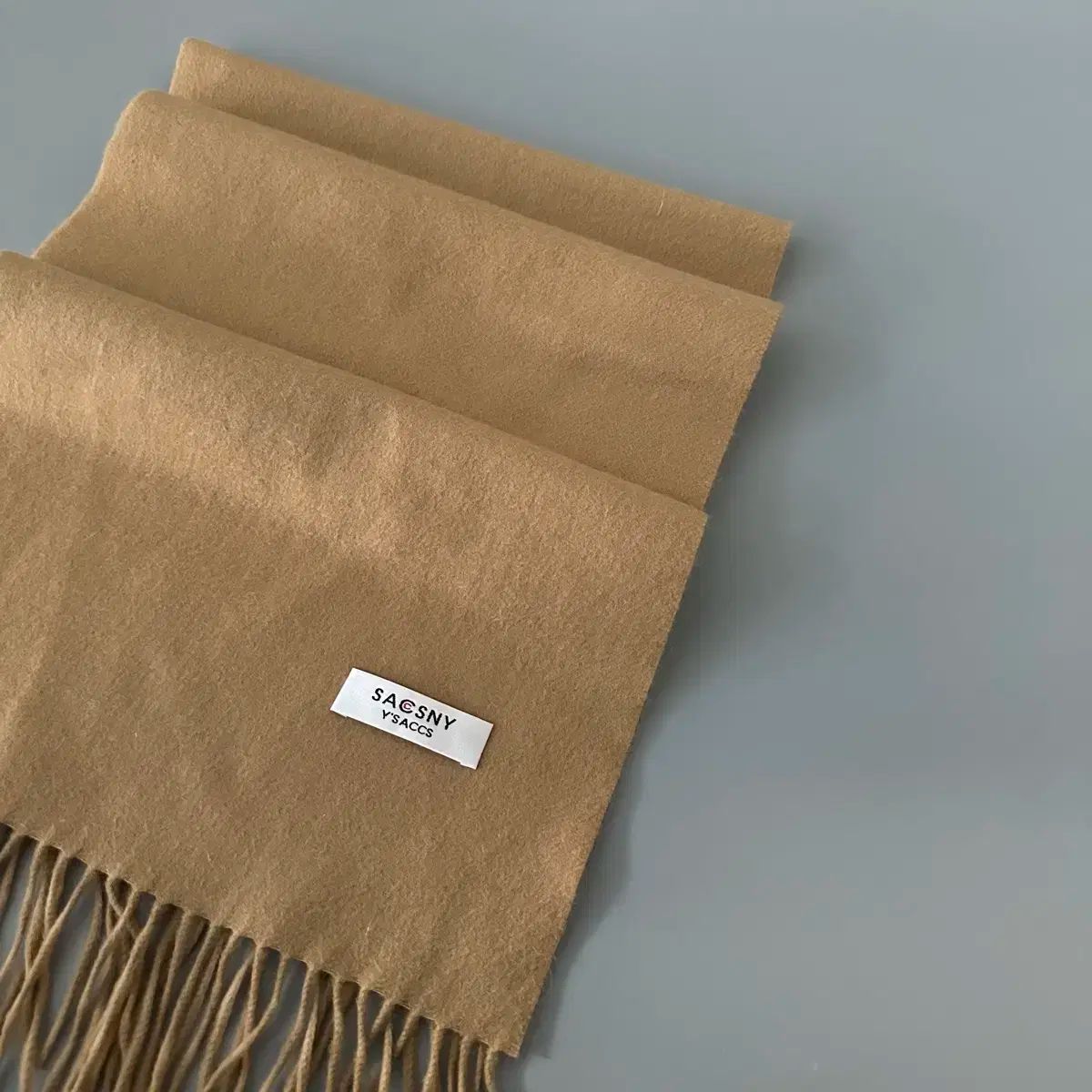 YOHJI YAMAMOTO ヨウジヤマモト y saccs カシミア マフラー