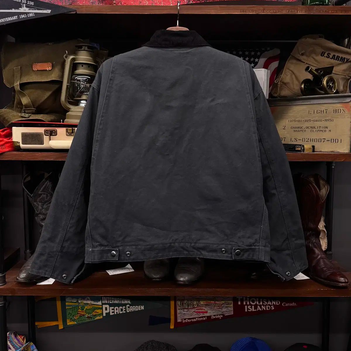 90s USA ヴィンテージ ブランケットライニング ウォーク デトロイト ジャケット