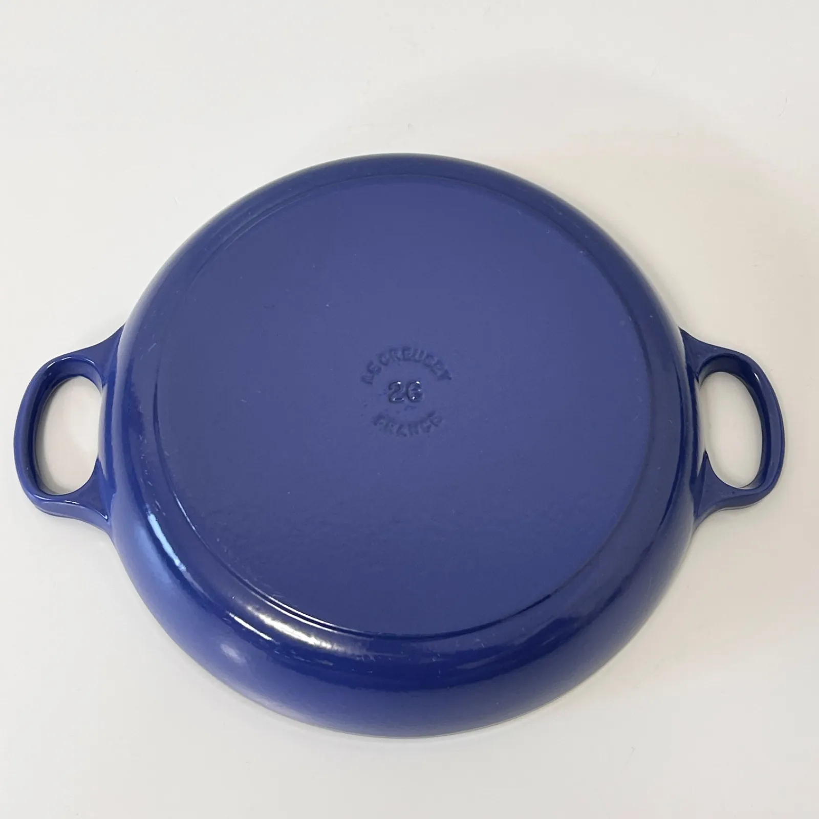 Le 公式 Creuset ル・クルーゼ ビュッフェ キャセロール 26cm ブルー