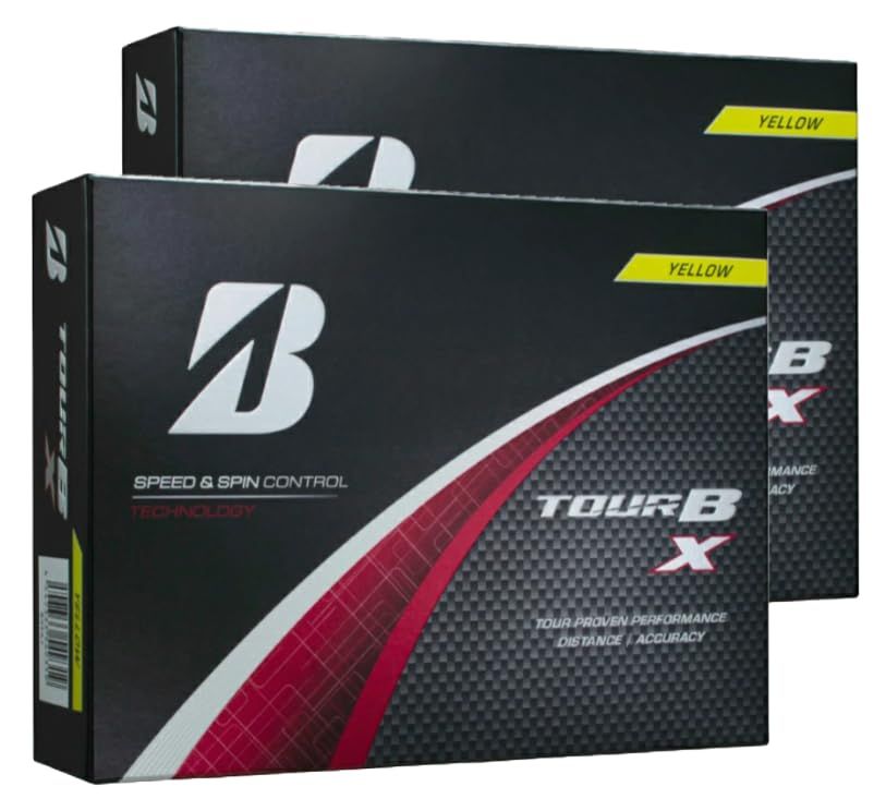 ブリヂストン 2025 TOUR B X ツアー B X イエロー 2ダースセット 24球 オリジナルシート付
