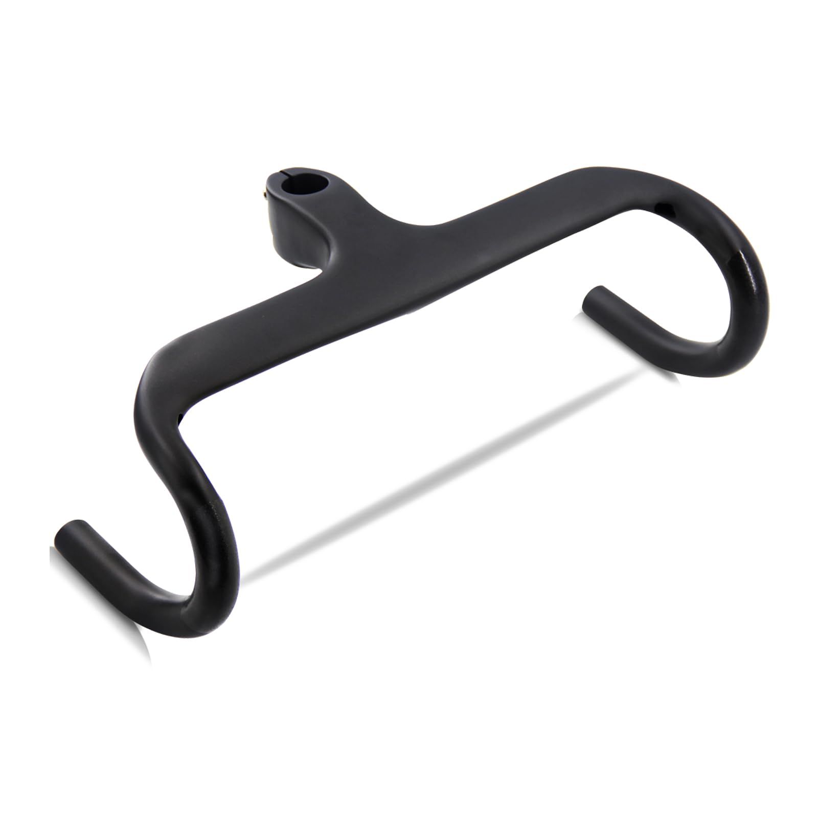 RXL SL エアロバー ロードバイクドロップハンドル カーボン ステム一体ドロップ内蔵穴カーボン ハンドル ドロップハンドル バーUD つや消し400 90 mm