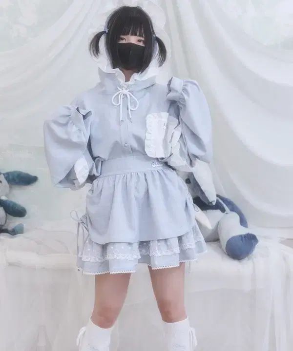 whinny ウィニー ONE PIECE セットアップ サブカルチャー 水色