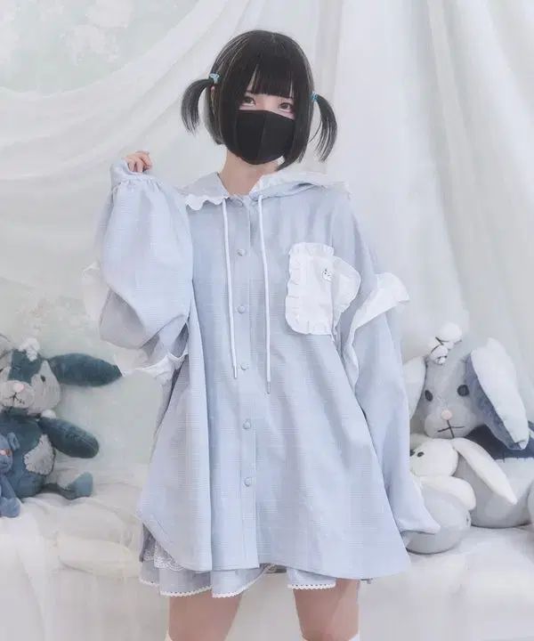 whinny ウィニー ONE PIECE セットアップ サブカルチャー 水色