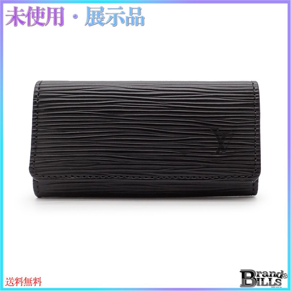 ルイ ヴィトン ミュルティクレ4 キーケース 4連 エピ ノワール ブラック シルバー金具 M63822