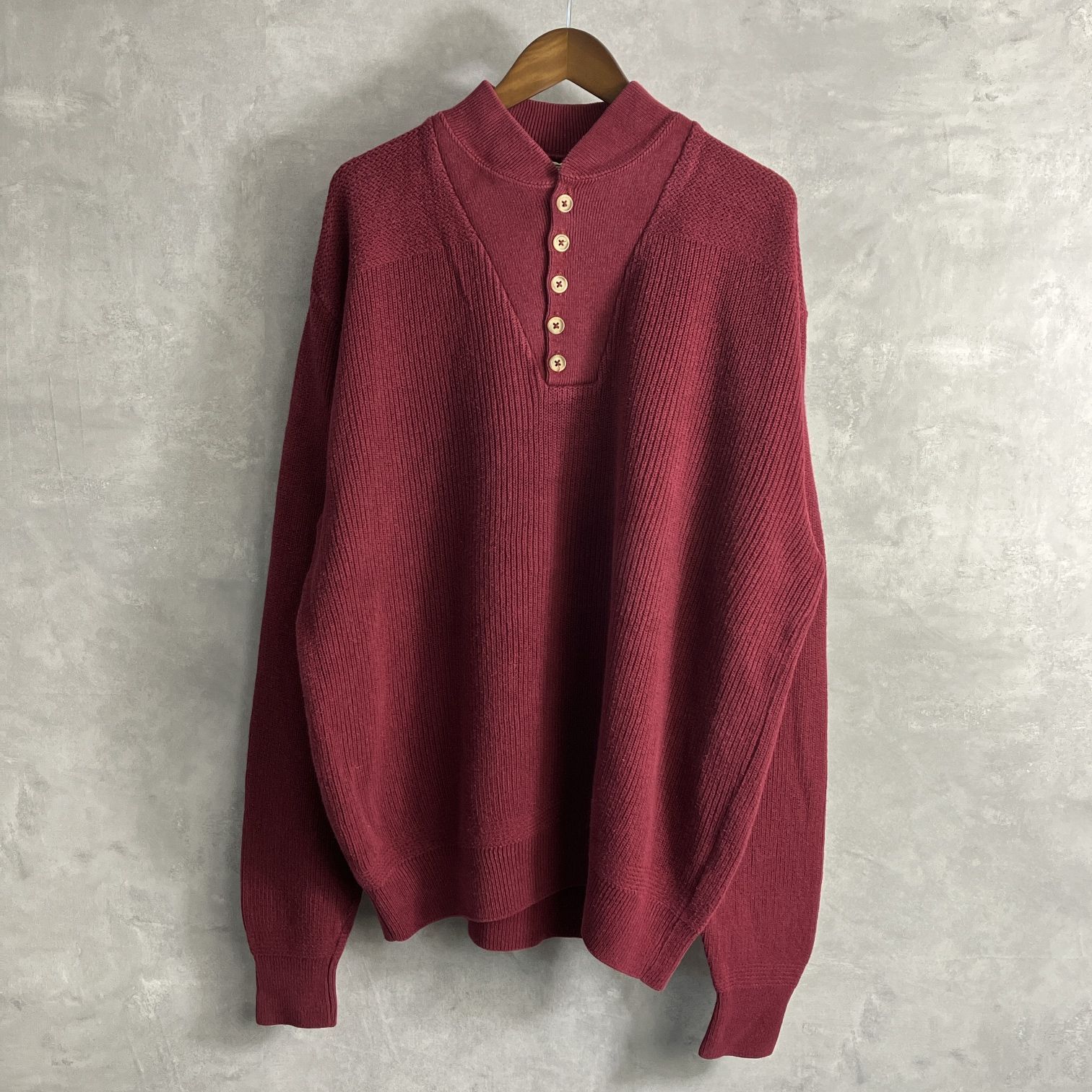 80‘s L.L.BEAN ヘンリーネック セーター