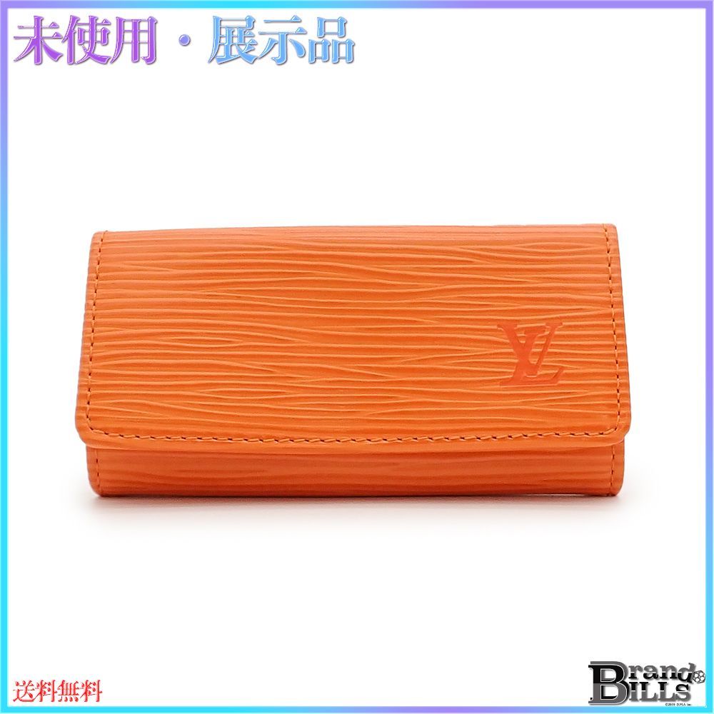 ルイ ヴィトン ミュルティクレ4 4連 キーケース エピ マンダリン オレンジ ゴールド金具M6382H