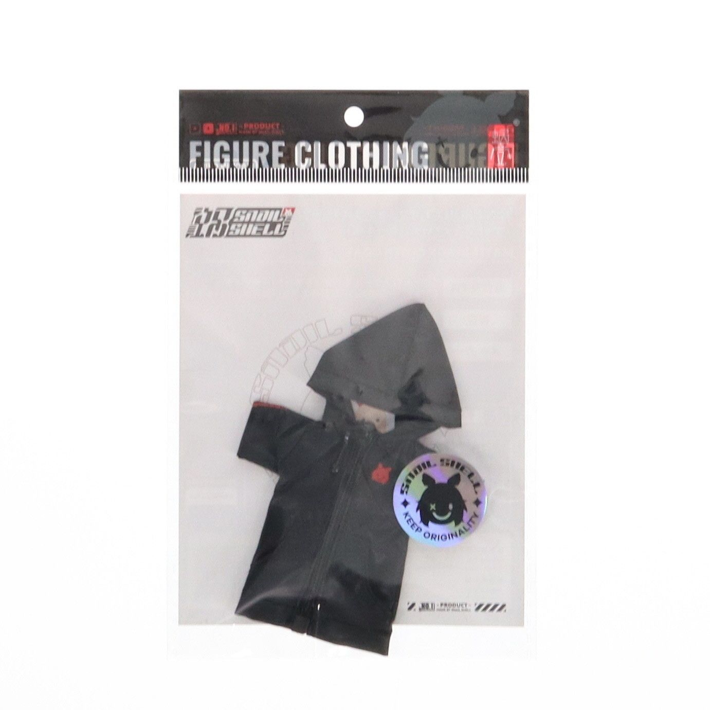 あみあみ限定 『G.N.PROJECT』オプションコスチューム スネちゃんパーカー(マットブラックVer.)(ドール用) 1/10〜1/12 フィギュア用アクセサリ SNAIL SHELL(蝸之殻)