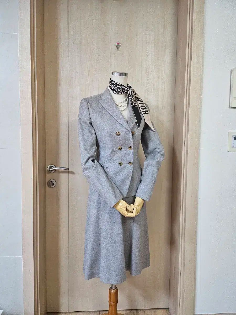 TIME ウール 素材 セットアップ スカート スーツ