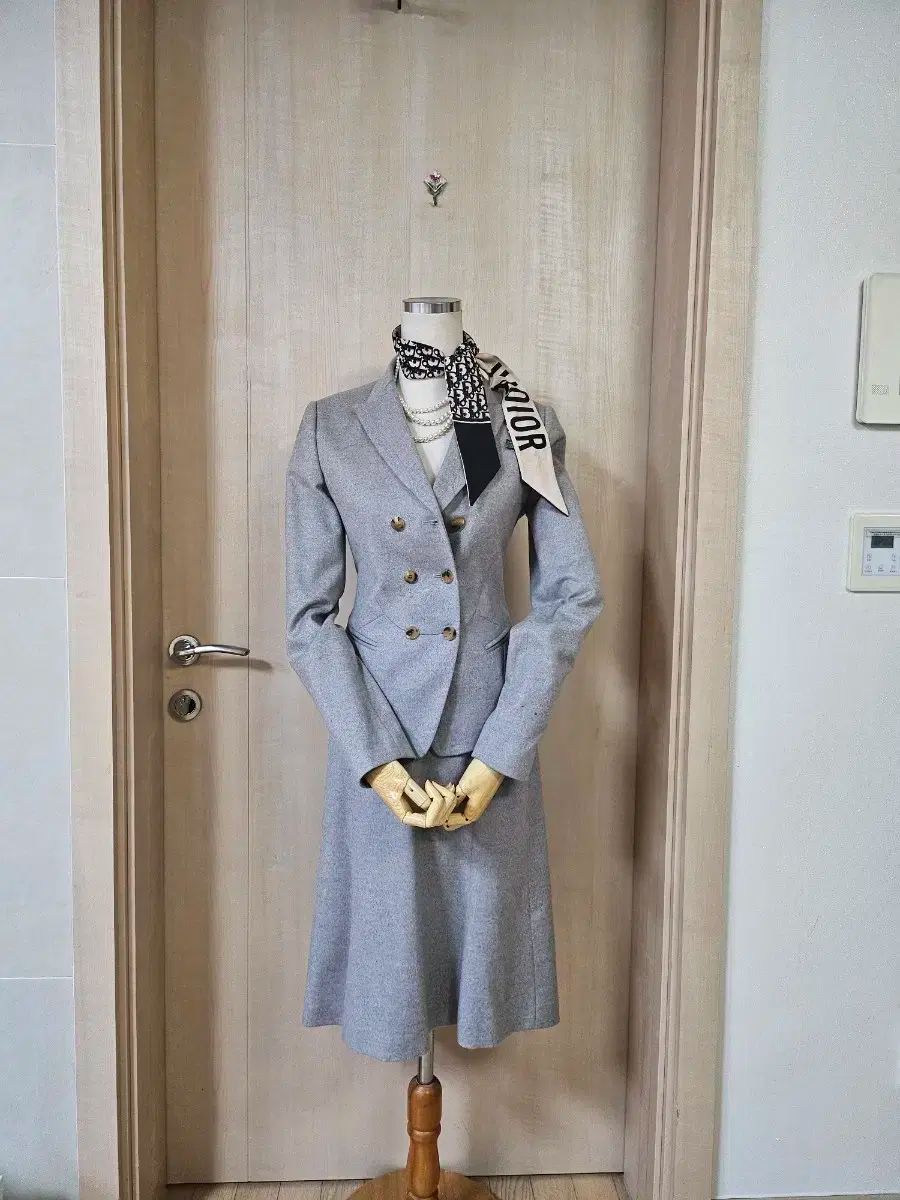 TIME ウール 素材 セットアップ スカート スーツ