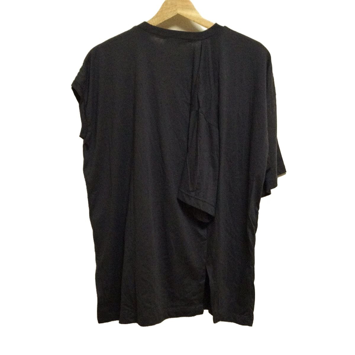 ENFOLD エンフォルド カットソー サイズ38 M レディース - ダークグレー 変形袖 変形デザイン