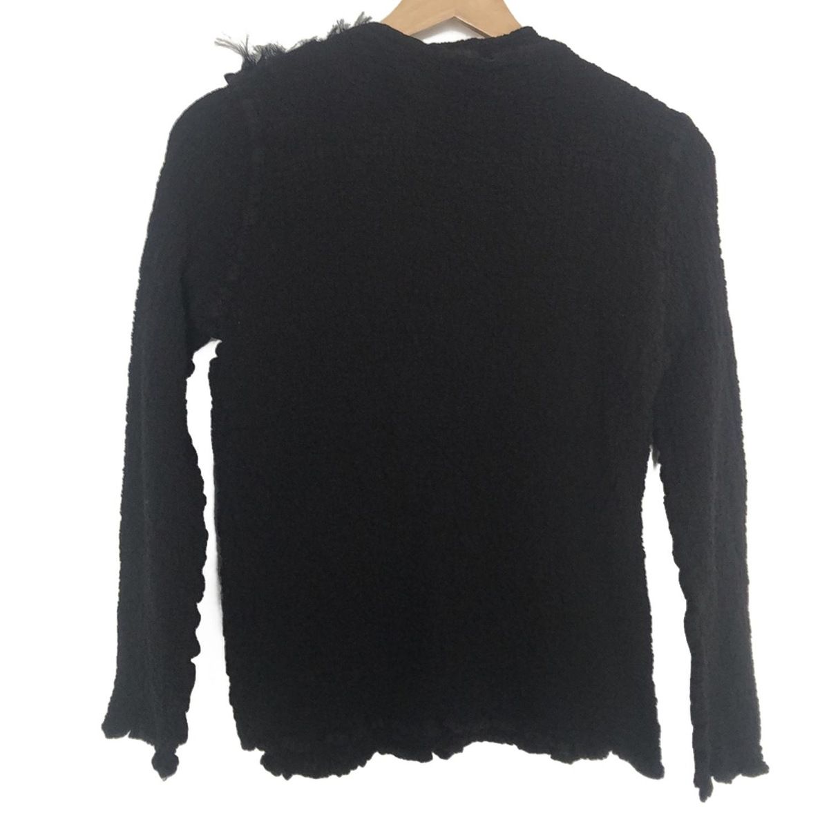 【美品】ミヤケイッセイ　アンサンブル（ブラック） me ISSEY MIYAKE(ミー/イッセイミヤケ) アンサンブル レディース - 黒