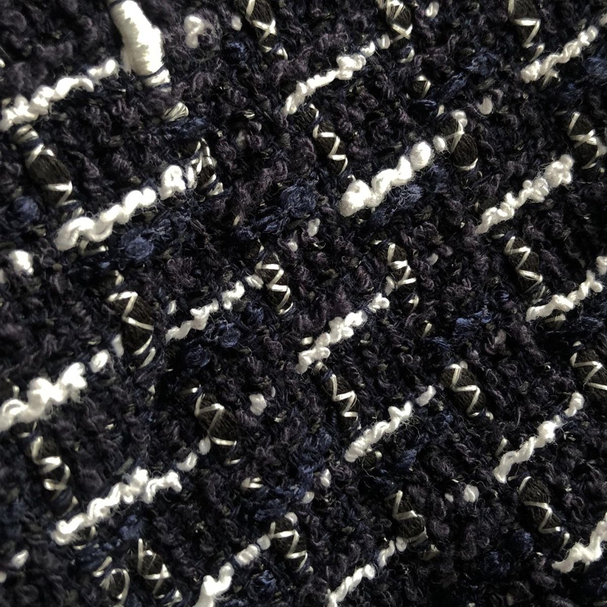 Rene(ルネ) ワンピース サイズ38 M レディース - ダークネイビー×白