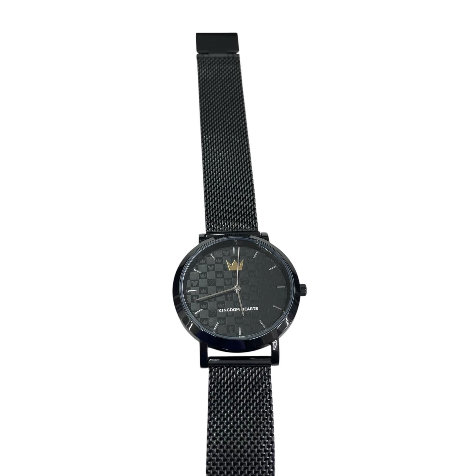 美品 ユートレジャー キングダムハーツ モノグラム 腕時計 革ベルト 美品 ユートレジャー キングダムハーツ モノグラム 腕時計 革ベルト