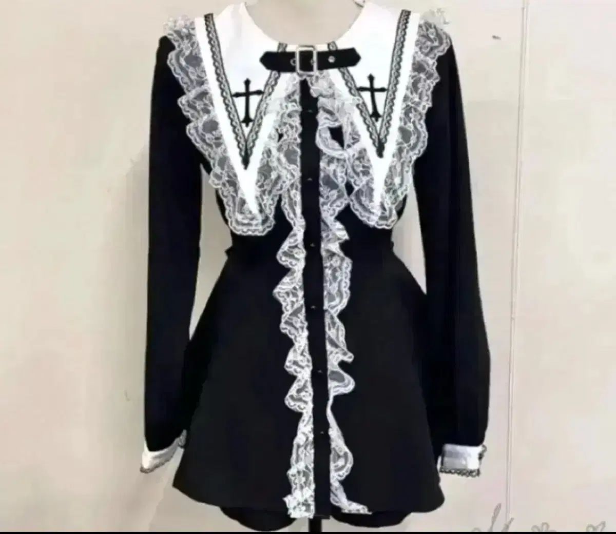 マズ 地雷系 十字架 長袖 セットアップ