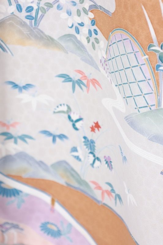 茶屋辻模様 三つ紋五三桐